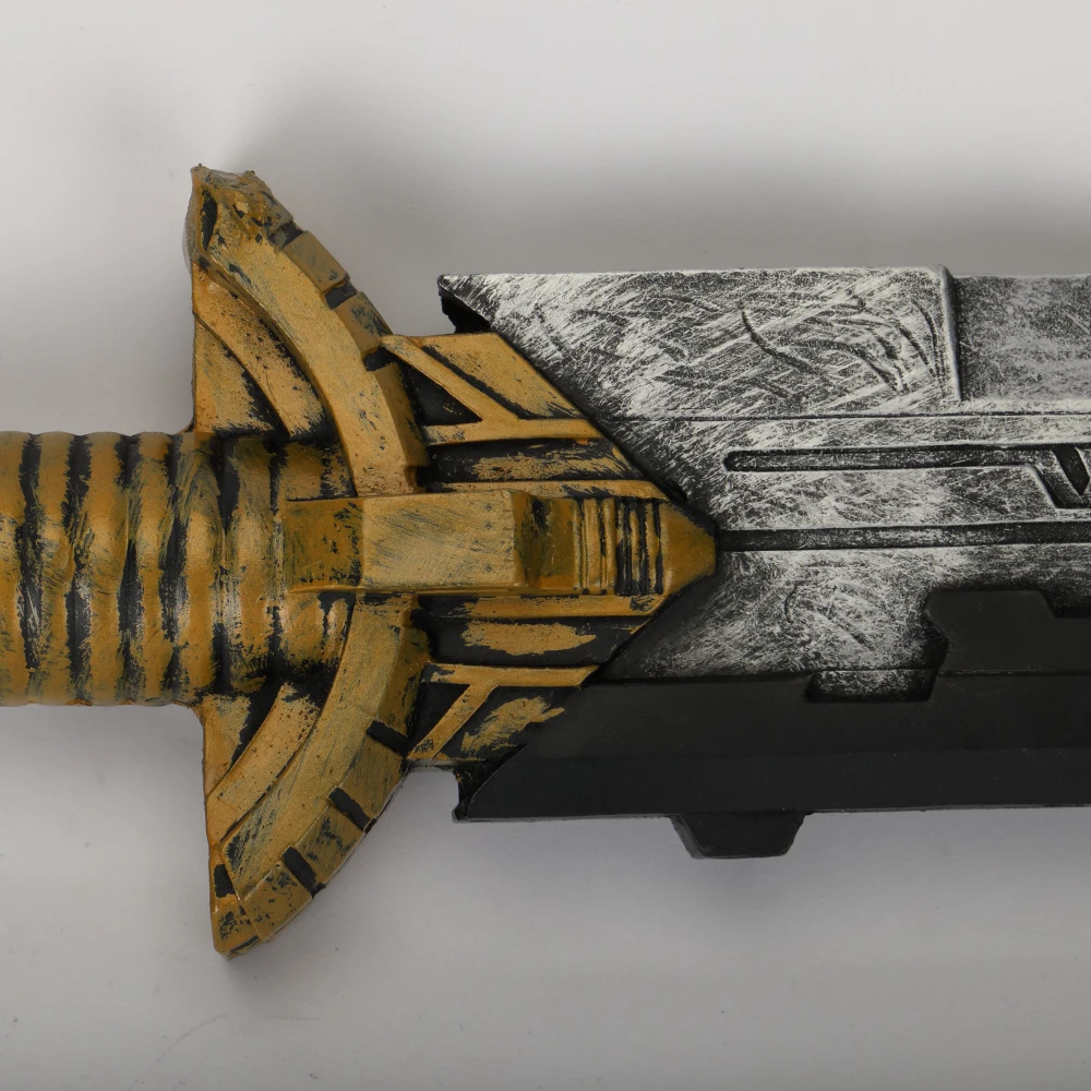 Avengers Endgame Thanos Double Edged Sword Weapon Cosplay Thanos Costume Armor Halloween Party Prop  (6)