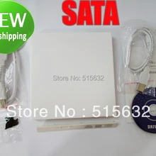 USB внешний SATA CD DVD комбинированный корпус диска белый