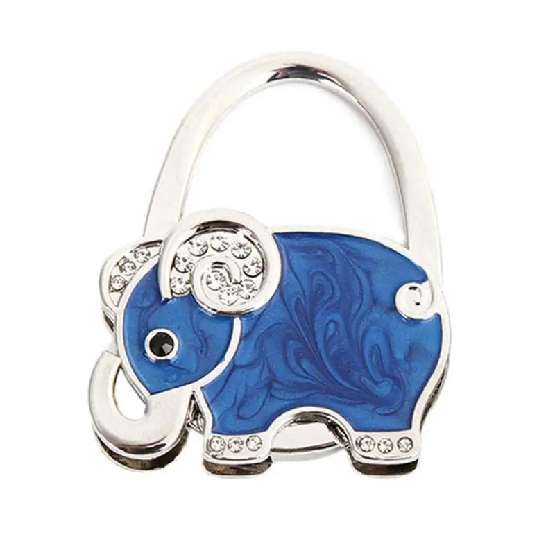 

Zinc Alloy Rhinestone Folding Purse Handbag Hanger Hook Holder Bag Table Hook Portable Durable Creative Personality Gift