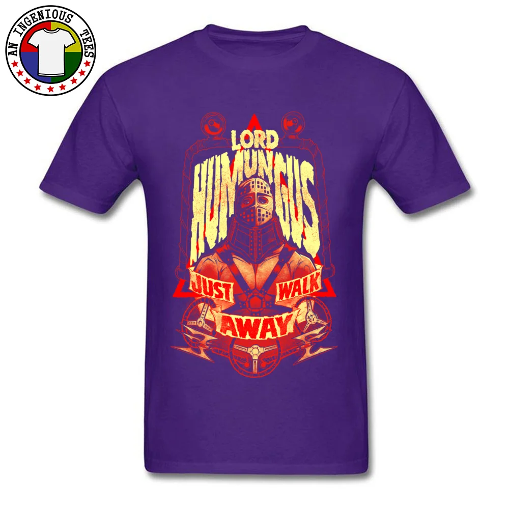 Hip hop ROAD WARRIOR LORD HUMUNGUS Men T Shirt Graphic Summer/Fall Short Sleeve Tops Tees Crewneck 100% Cotton Sweatshirts ROAD WARRIOR LORD HUMUNGUS purple