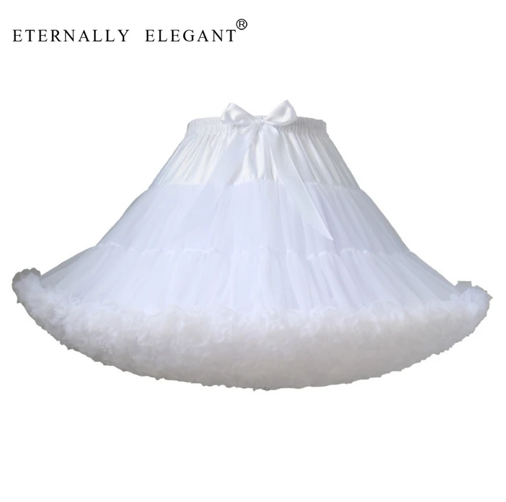 Enaguas de Cosplay de Lolita para niñas, falda interior de crinolina nupcial para fiesta, tutú de baile de Ballet blanco y negro