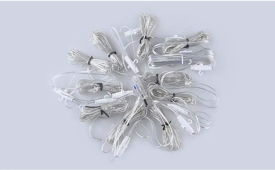 LED String Lights USB Copper Wire LED Garland Window Curtain Light String Bar Wedding Christmas Lights Outdoor Decoration (19)