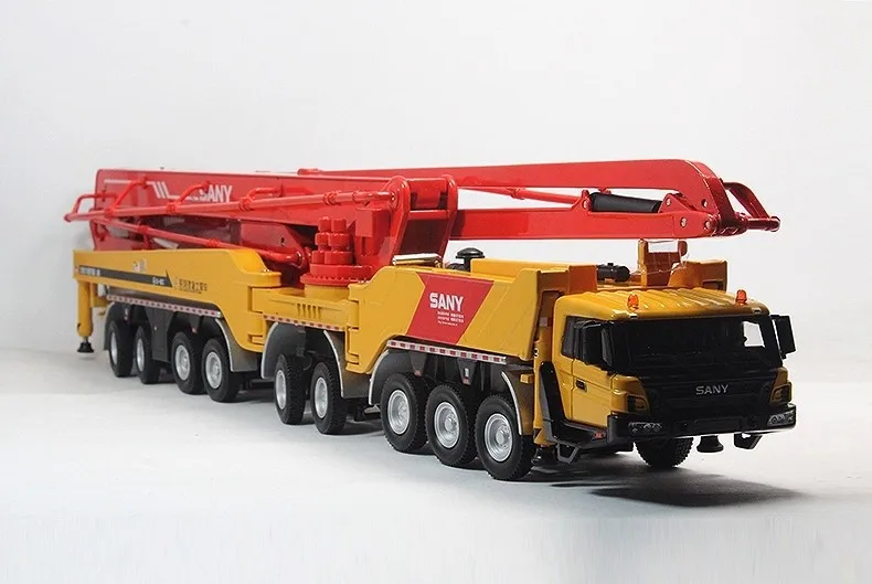 1:50 SANY HB86 грузовик-установленный бетонный цементный насос игрушка