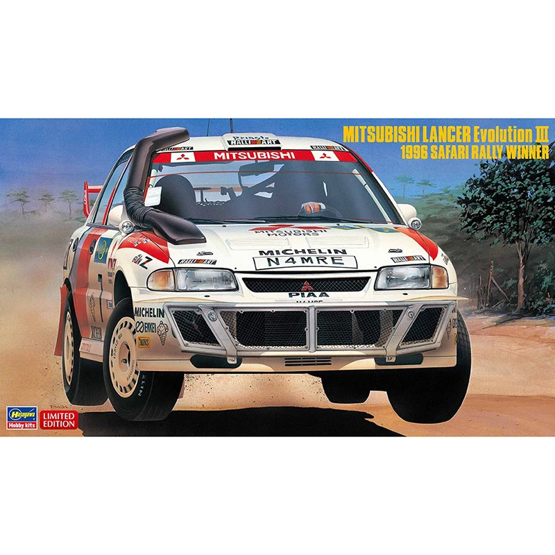 1/24 Hasegawa 20365 MITSUBISHI LANCER Evolution III 1996 SAFARI модель победителя ралли хобби | Игрушки и