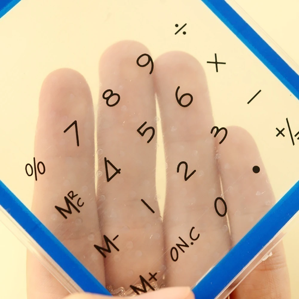 Ультра тонкий мини 7 видов цветов Канцтовары Солнечная энергия сенсорный