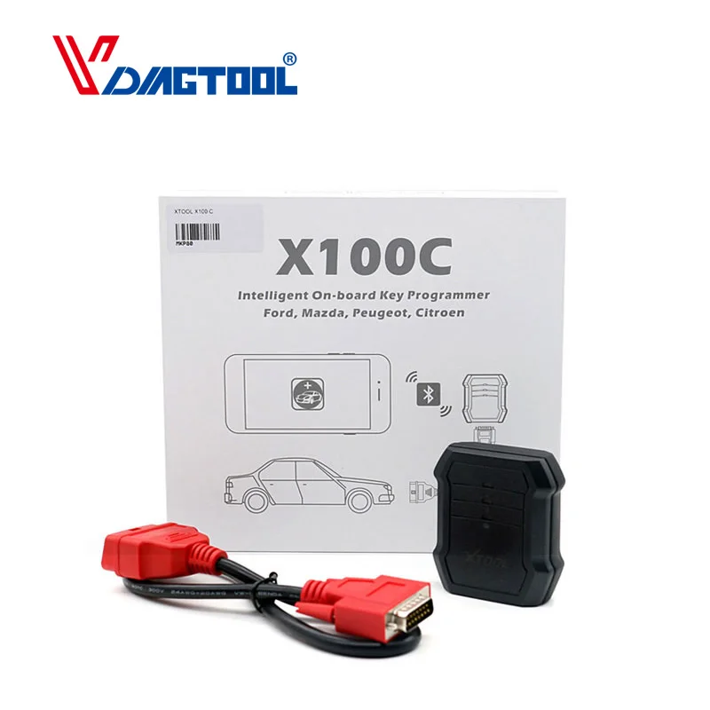 XTOOL X100C X100 C автоматический ключевой программист для Fo rd/Mazda/Peugeot/Citroen 4 в 1 pin кодовый