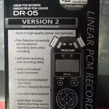 TASCAM dr-05 professional диктофон dr05 черный цвет Цифровая запись ручка