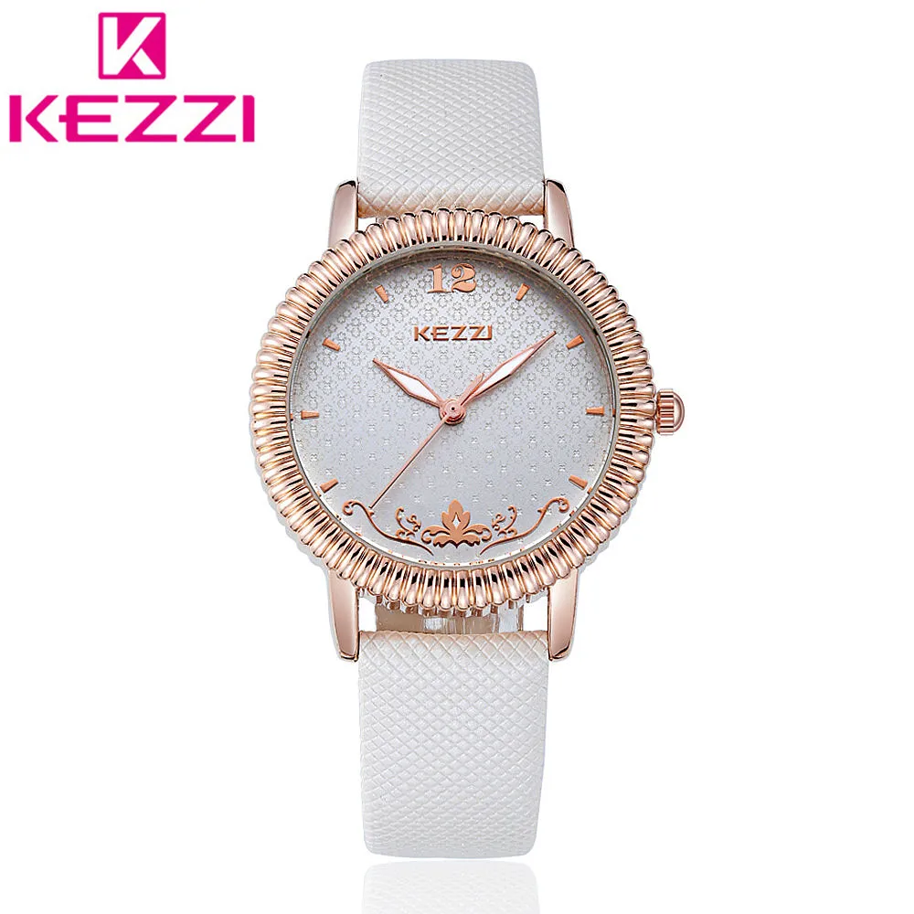 

KEZZI K1148 Brand Women Fashion Luxury Watch Rose Gold Quartz Watch Ladies Casual Wristwatch Clock Relogio Feminino Gift KZ81