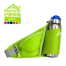 Бренд тренажерный зал на свежем воздухе поясом чайник карманы груди спортивные Фитнес нейлон водонепроницаемый альпинистский мешок для бега чехлы-бумажники