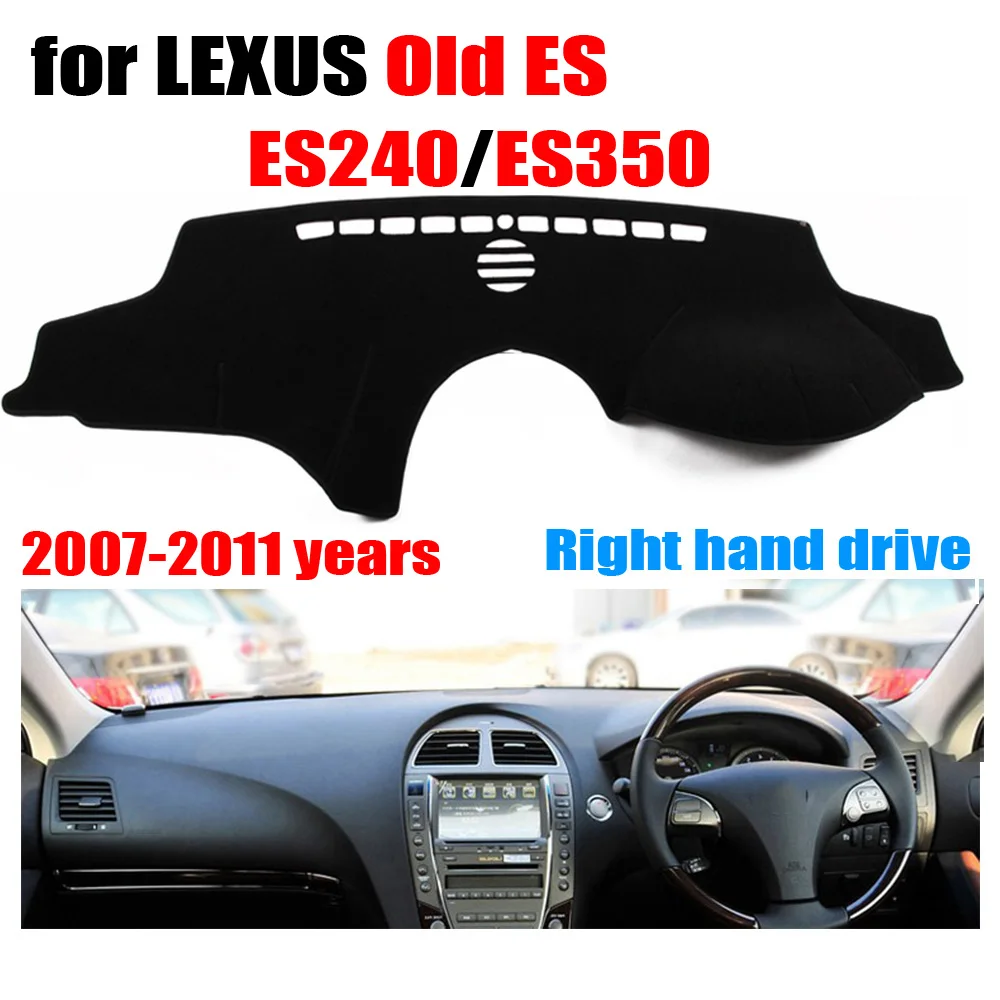 Крышка приборной панели автомобиля RKAC для LEXUS Old ES ES240 ES350 2007-2011 правый руль dashmat pad