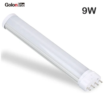 

Golonlite 9W 2G11 LED PL lamp tube replace CFL 18W PLL light 227mm long CE Ra80 PF0.9 3 years warranty China factory price