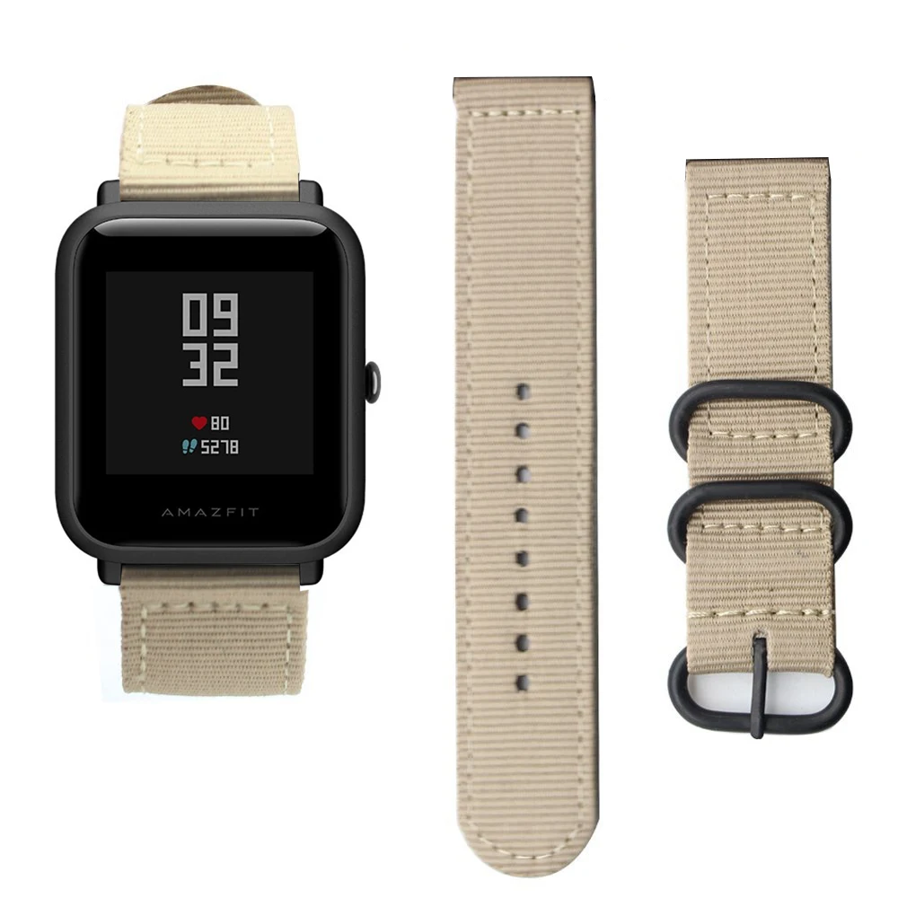 Eastar-Colorful-Nylon-wristband-for-Xiaomi-huami-Amazfit-Smart-Watch-Youth-Edition-Bip-BIT-PACE-Lite