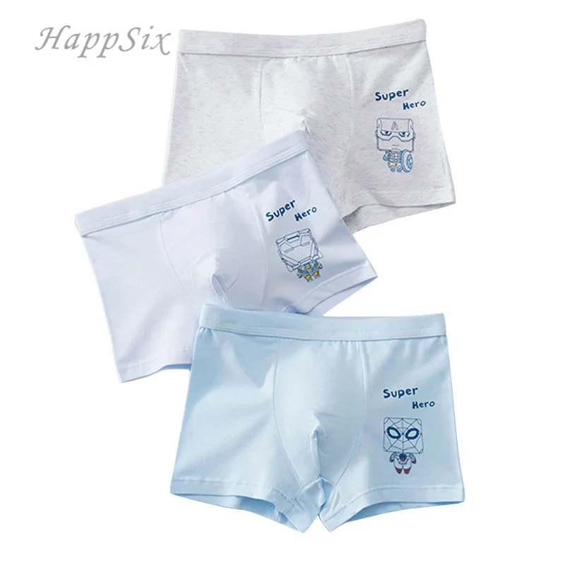 3Pieces/lot Baby Underwear Autumn Summer Boys Clothes Cotton Boxer Shorts Newborn Baby Underpant