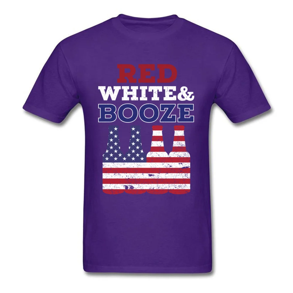 Red White And Booze  Drinking 4th of July Gift_purple