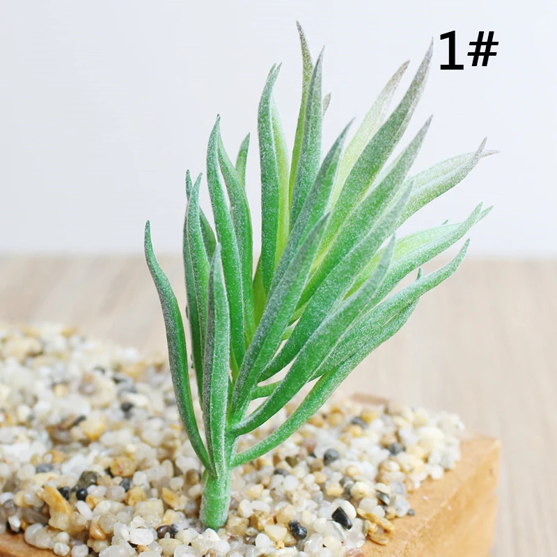 

new Assorted Purple Agave Artificial Succulents Faux Cactus Plastic Plants Wall Decor Flower Arrangement