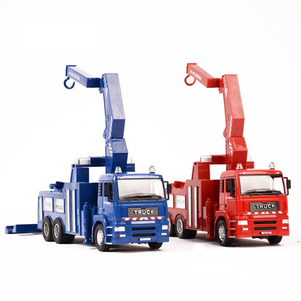 

RCtown Children Simulation Toy Car 1:32 Inertia Crane Truck Model Toy Vehicle For Kids Diecast Model Engineering Vehicle