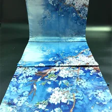 172x50 см Шелковая лайкра ткань 30% натуральный шелк+ 70% лайкра модные ткани платье шелковая ткань для печати HF25