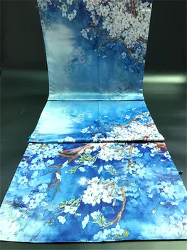 

172x50cm SILK Lycra FABRIC 30%Natural Silk+70%Lycra Fashion Fabrics Dress Silk Print Fabric HF25