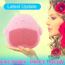 Электрическая силиконовая Очищающая щетка для лица, звуковой вибрационный массаж, USB мини, умный Ультра звуковой очиститель для лица, устройство для ухода за кожей