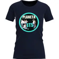 BTS KPOP футболка Bangtan обувь для мальчиков Love Yourself ДНК футболка для женщин 100% хлопок Harajuku повседневное забавные K-POP женский хип хоп футболк