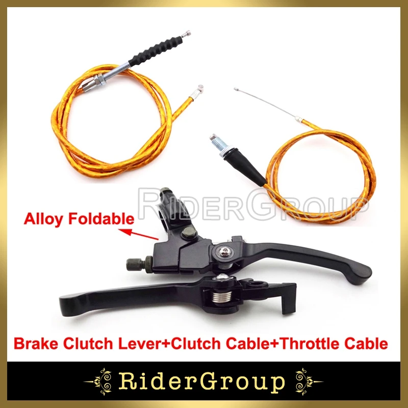 perfk Cable de Acelerador gas de Stoneder para Motor de Acero Inoxidable Amarillo