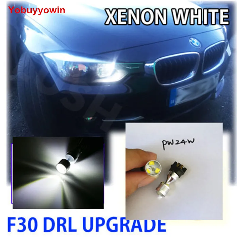 

Лампа Canbus PWY24W PW24W для Audi A3 A4 A5 Q3 VW MK7 Golf CC Ford для BMW F30 3 Series DRL