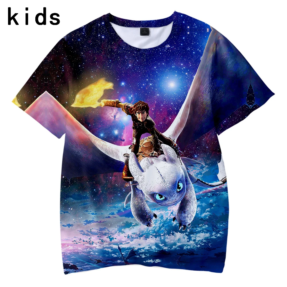 

How To Train Your Dragon 3D Printed Children T-shirts Fashion Summer Short Sleeve Tshirts 2019 Arrival Streetwear T shirt