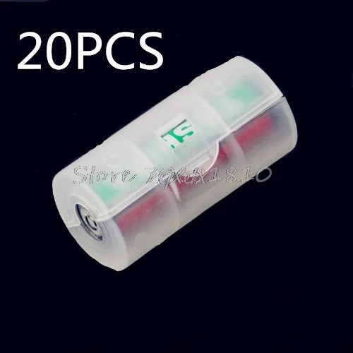 

20Pcs/lot AA to C Size Battery Converter Adaptor Adapter Case Z09 Drop ship
