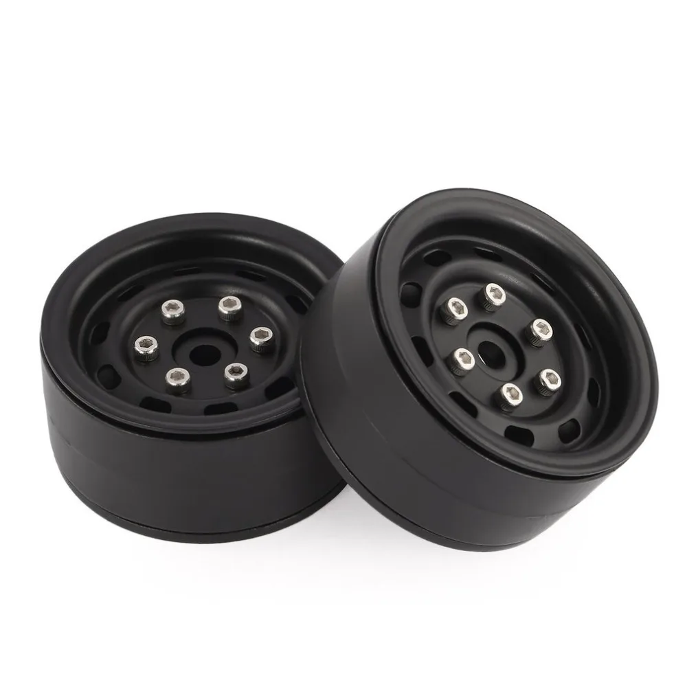 

4pcs AUSTAR AX-618 1.9inch RC Tires Beadlock Metal Wheels Hub Rim Set for Axial SCX10 RC4WD D90 1/10 RC Car RC Accessories