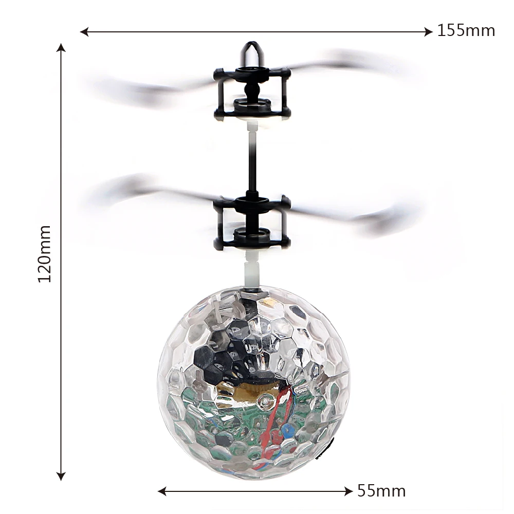 Летающий шар светящееся освещение мини вертолет светодиодный светильник Новинка пульт дистанционного управления освещением электронный