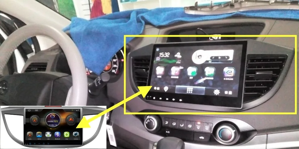 For HONDA For CRV For CR-V RM 2011 2012 2013 2014 2015 2016 Car Multimedia DVD Player GPS Navigation Android System Big Screen Replace