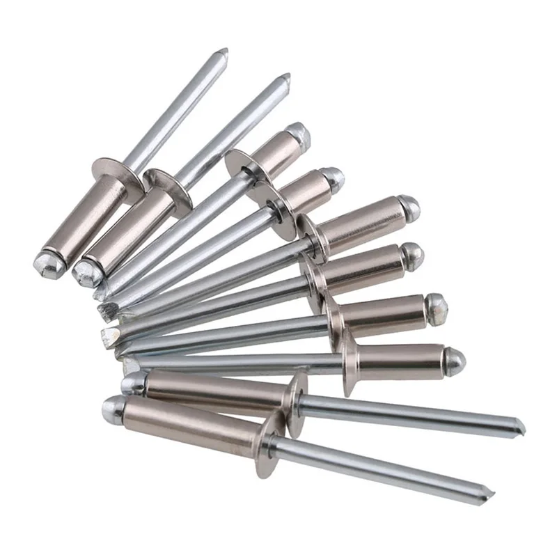 Ochoos 120pcs M3 Stainless Steel Round Head Knurled Shank Solid Rivets Assortment Set Rivet Fashion hot Ochoos 120pcs M3 Stainless Steel Round Head Knurled Shank Solid Rivets Assortment Set Rivet Fashion hot