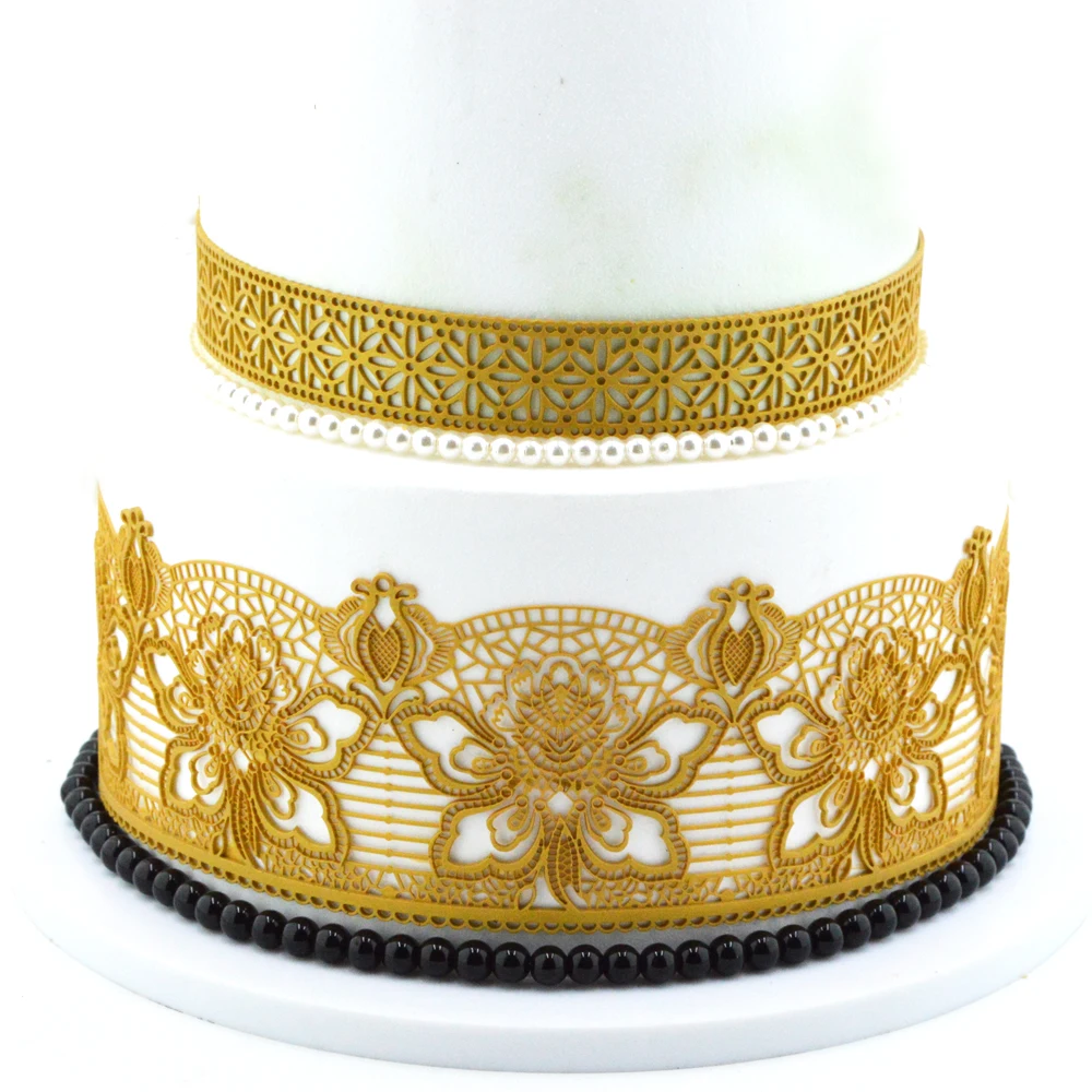 

Silicone Lace Mats Flower Pattern Wedding Fondant Cake Decoration Silicone Mould Sugar Crafts Silicone Lace Mats