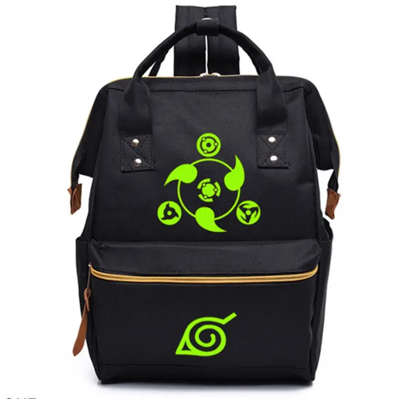 2018 Anime Naruto Luminous Backpack School Travel Bag for Teenagers