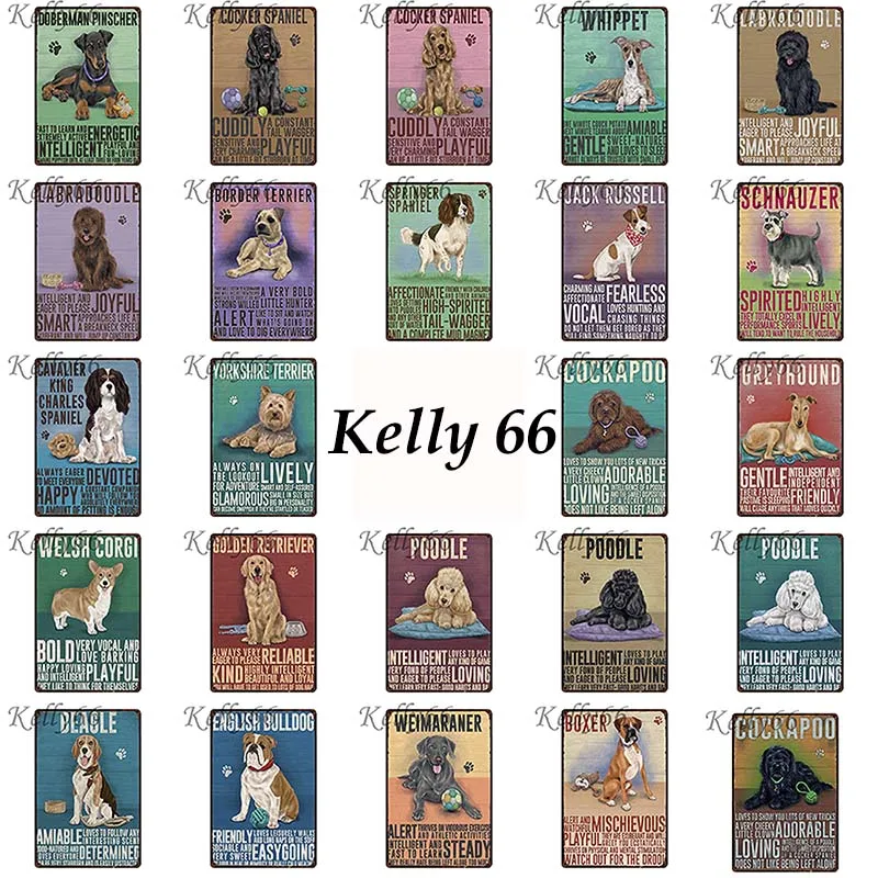 [Kelly66] уиппет Винтаж металлический знак олова плакат домашний Декор Бар настенная