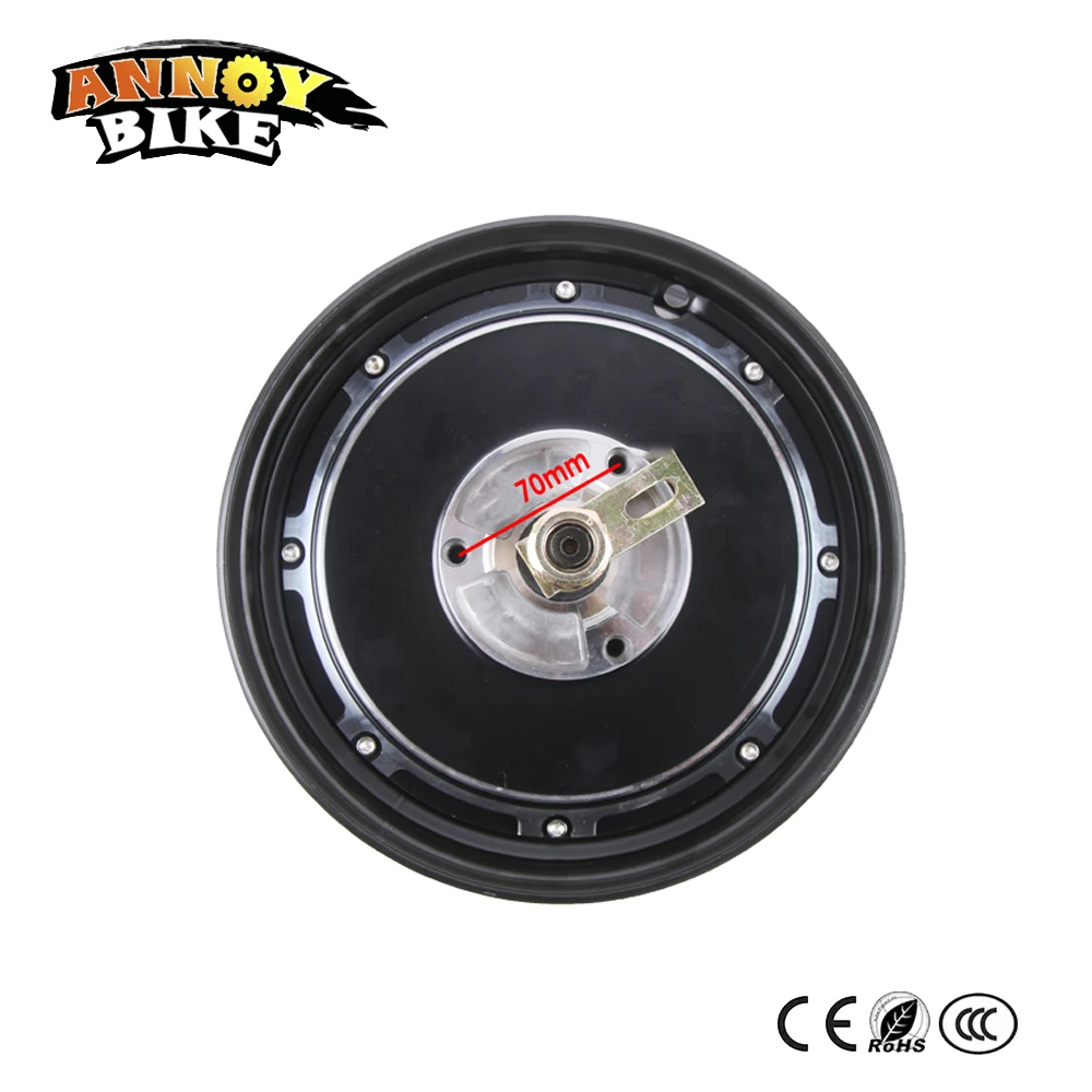Excellent ANNOYBIKE 10 inch Motor 800W1000W1200W Motor Wheel Electric Disc Breke Drum Brake Modification Electric Bicicleta Electrica 4