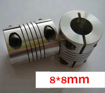 

10pcs/lot 8x8mm CNC Motor Jaw Shaft Coupling 8mm to 8mm Flexible Coupler, 25mm OD 30mm length 25x30mm (D25 L30)