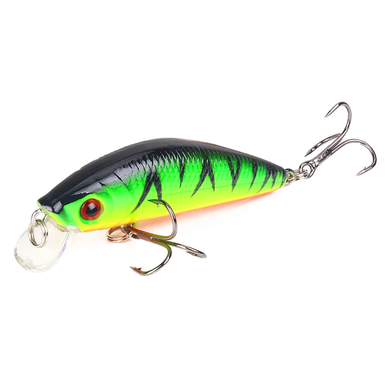HAODIAOZHE 70 مللي متر 8g طعوم صيد سمك البلمة Crankbait Wobblers 3D عيون الاصطناعي البلاستيك الصلب الساعد الطعم بيكي الصيد معالجة YU9