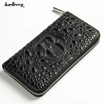 

Burst models Europe and America Popularity Women Men's Wallets Zipper hand Long Alligator Grain Capacity Clutch Wallet Carteira