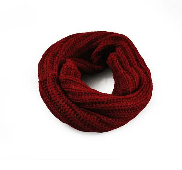 Осень Зима шерстяная линия на шею для мужчин и женщин общий один круг маленький круглый шею теплый шарф