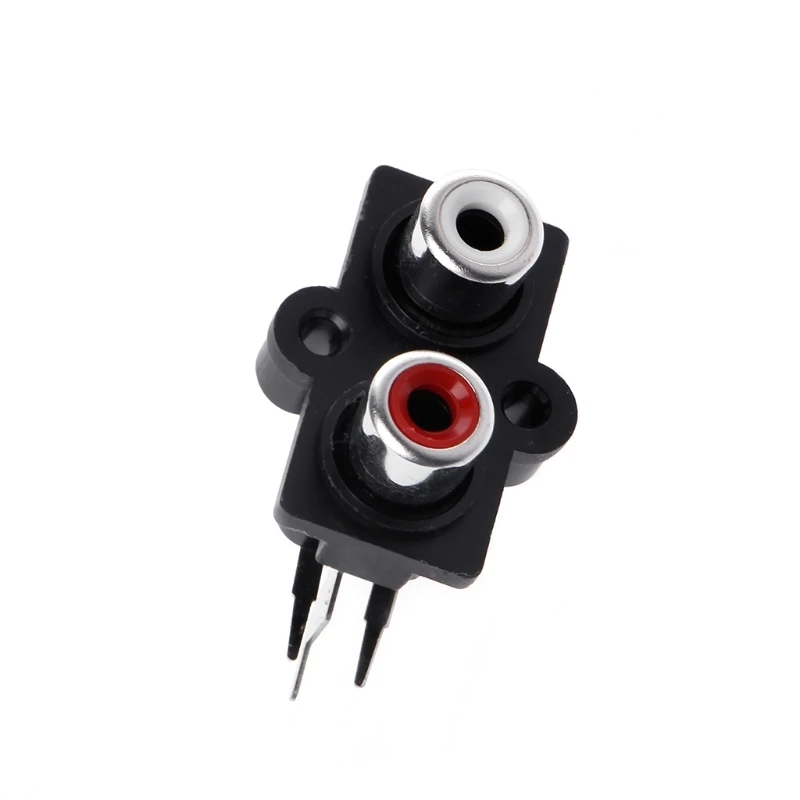 

5 Pcs PCB Mount 2 Position Stereo Audio Video Jack RCA Female Connector
