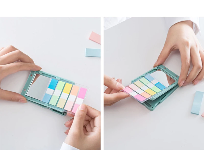 1 шт. Многофункциональный книжный зажим мини-блокнот для заметок N Times Sticky Notes School Supply Bookmark Post It Label стикер для канцелярских товаров