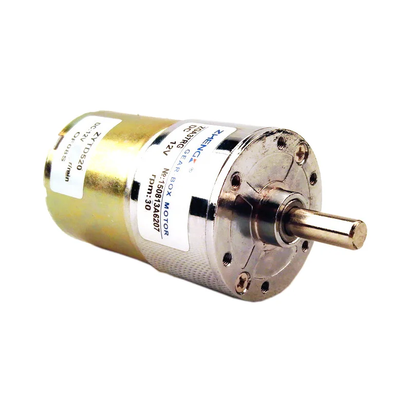 Moteur Réducteur 12V DC 2 RPM, Couple élevé, Vis Sans Fin - Pour Portes, Fenêtres, Treuil