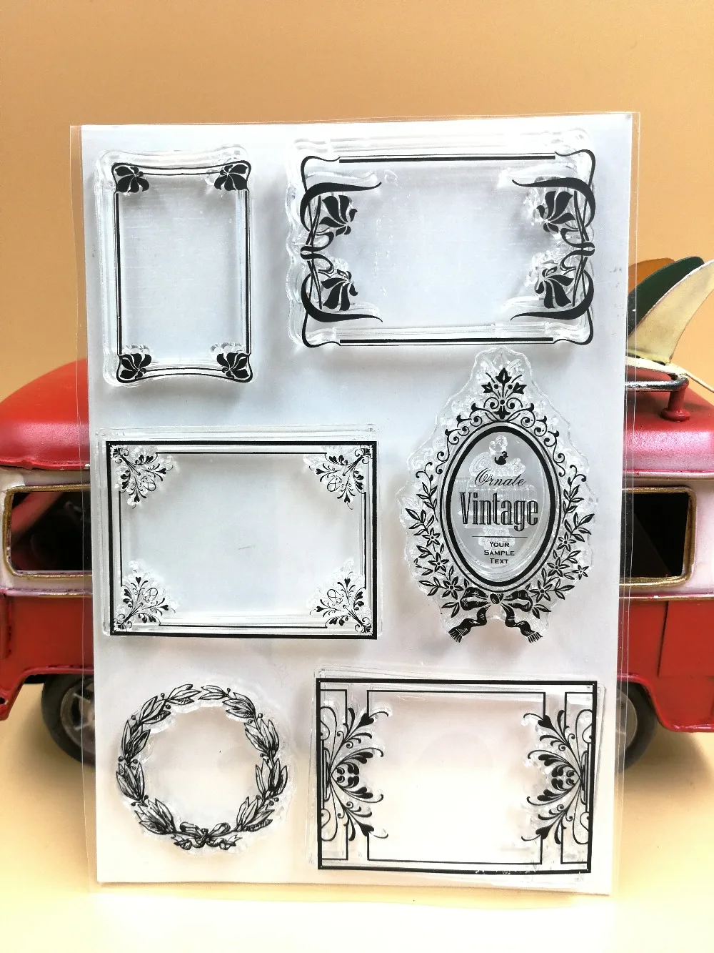 

Vintage Frame Transparent Clear Silicone Stamp/Seal for DIY scrapbooking/photo album Decorative clear stamp sheets