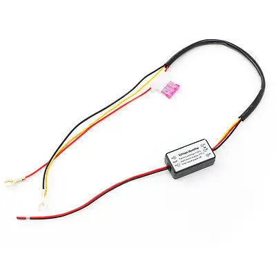

Car Led Daytime Running Light Relay Harness DRL ControlL ON/OFF Automatic New