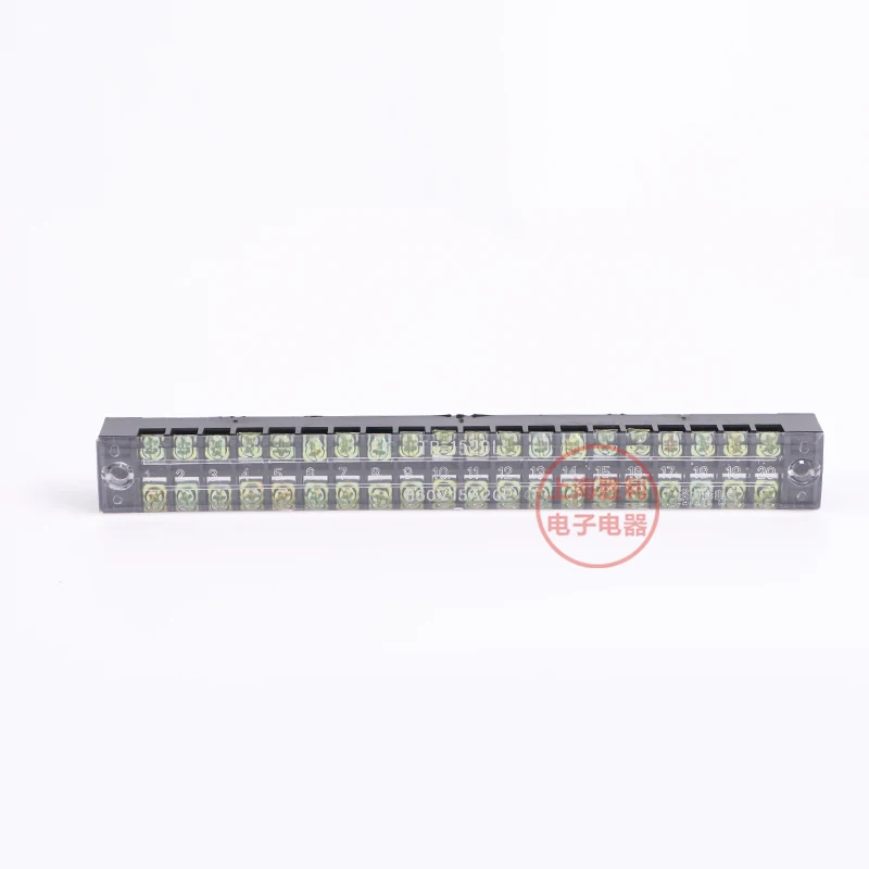 P176 TB 2520 1 шт. двухрядный Барьерный винтовой клеммный блок соединитель проводов 600