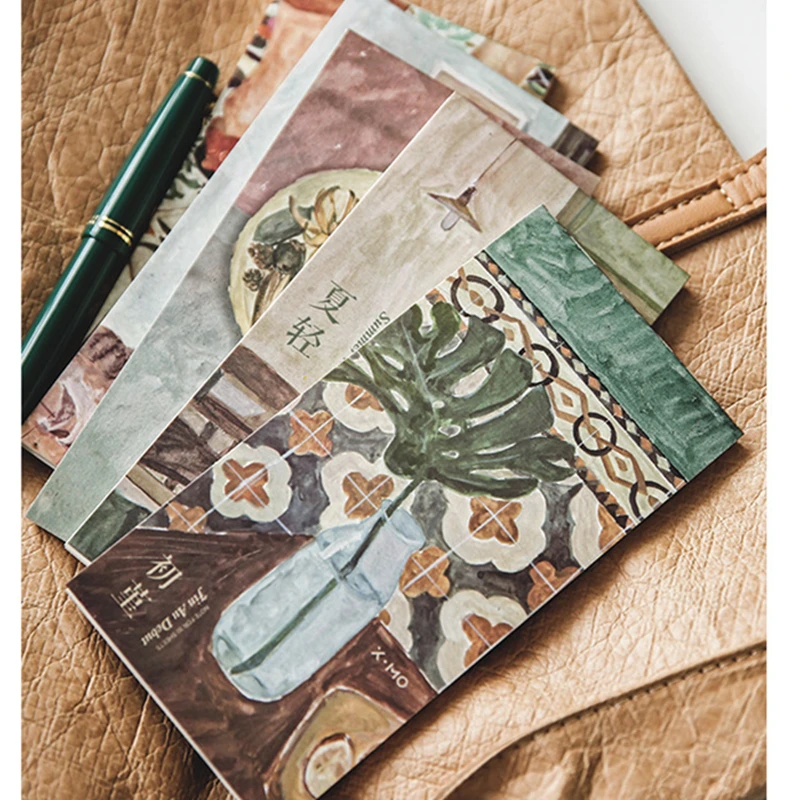 

Vintage summer life time Notepad memo pad paper message note paper