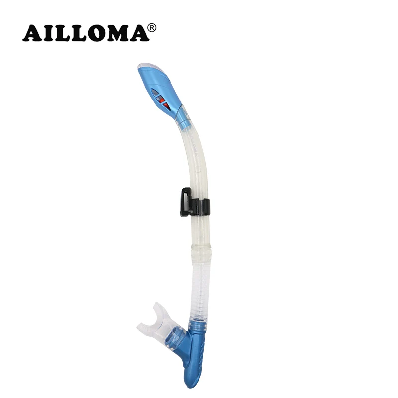AILLOMA Diving Snorkel Adult Dry Silicone Scuba Snorkeling Breathing