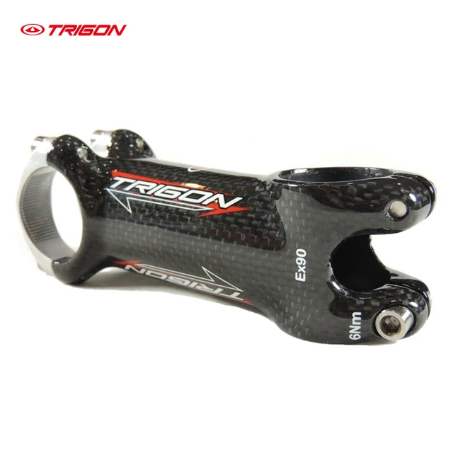 Cheap Trigon HSA01 ultra-light carbon stem bike bicycle stem with titanium bolts 31.8mm*90mm