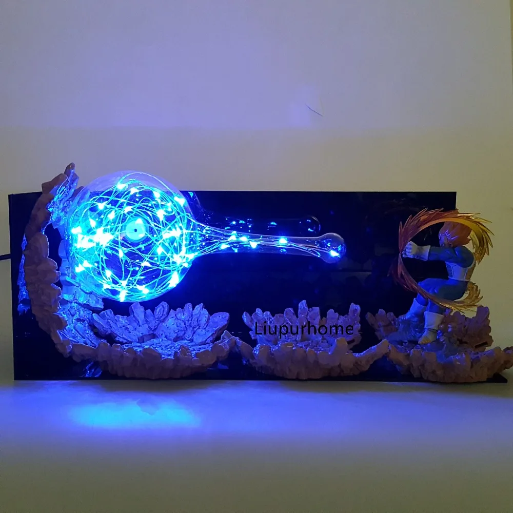 Dragon Ball Z Vegeta Led Kamehameha осветительная лампа, лампа Dragon Ball Super Vegeta DBZ, настольная лампа, светодиодные ночники, домашний декор